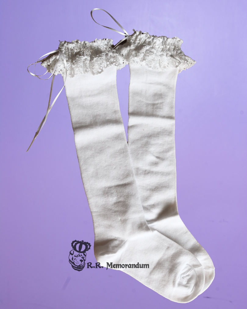 Lattice Ribbon Lace UTK socks