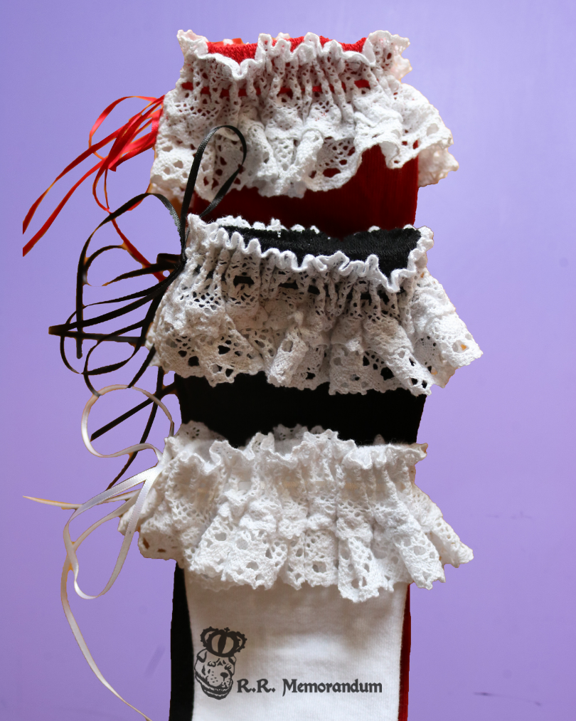 Lattice Ribbon Lace UTK socks
