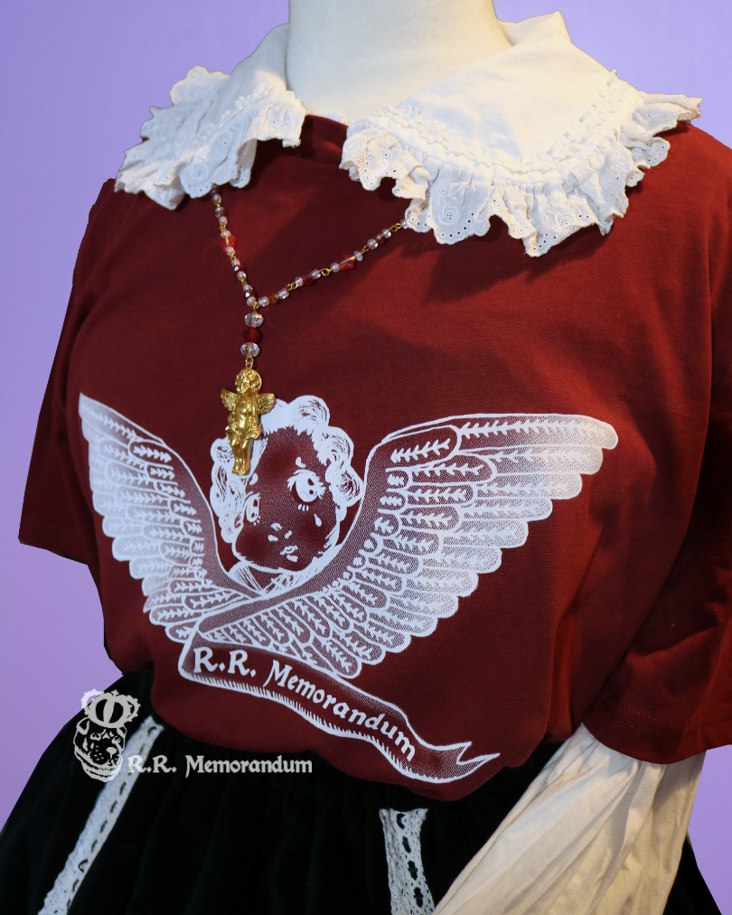 Cherub in Mourning short sleeve t-shirt cutsew (Print On Demand)