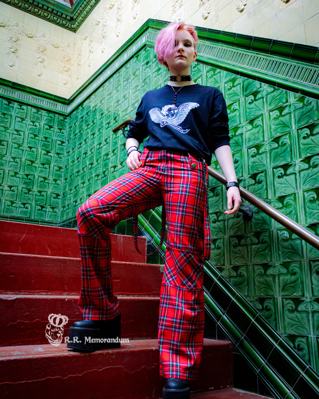 Cherub in Mourning long sleeve t-shirt cutsew (Print On Demand)