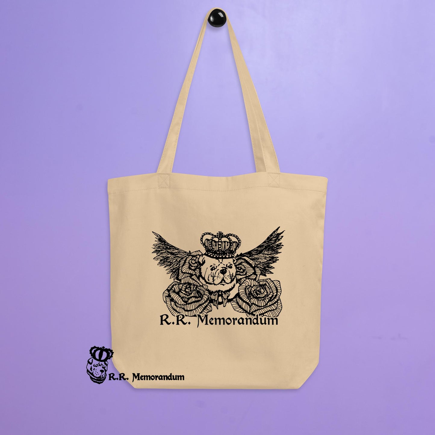 R.R. Memorandum Logo Print Tote (Print On Demand)