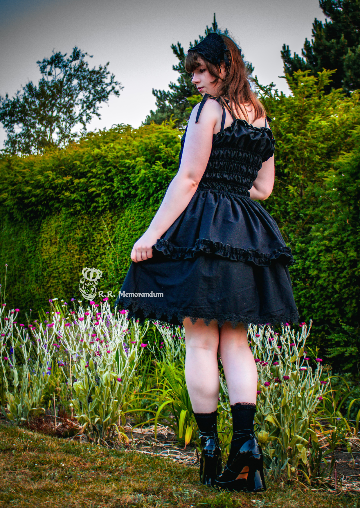Violets for Charlotte Skirt