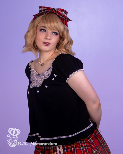 Sparkle Butterfly Babydoll Cutsew