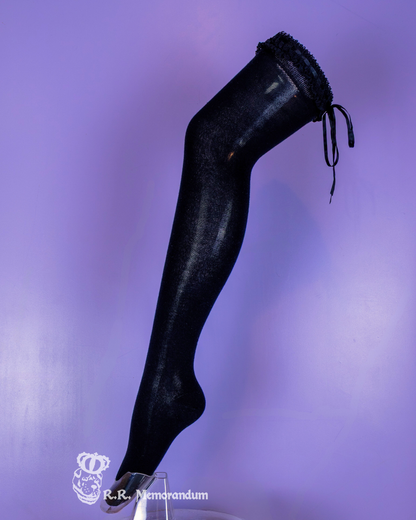 Basics Lace OTK socks