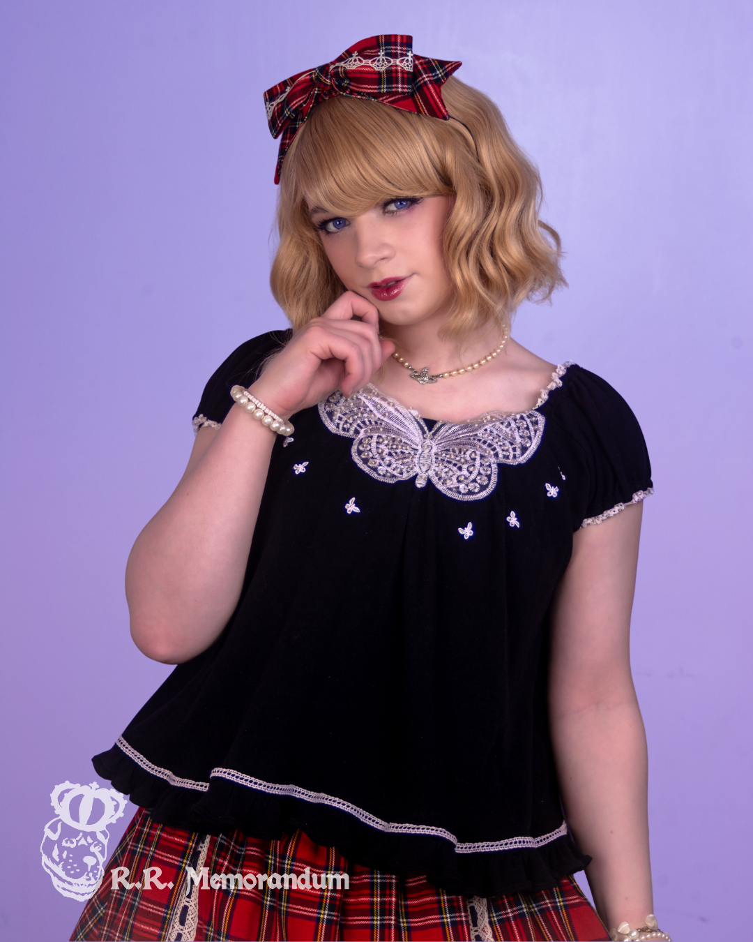 Sparkle Butterfly Babydoll Cutsew