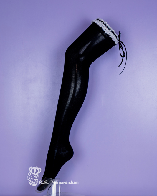 Basics Lace OTK socks