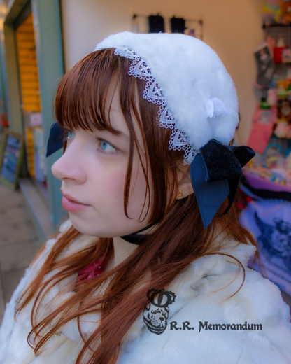 Fluffy Angel Rectangle Headdress