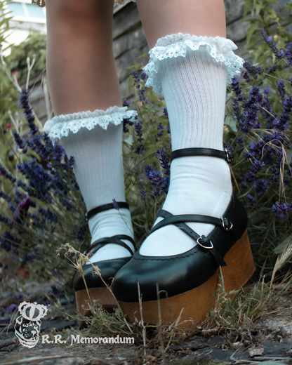 Angelic Cotton Crew Socks