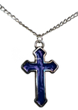 Gravelvet Resin Cross Necklace