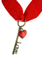 Gravelvet Key To My Heart necklace